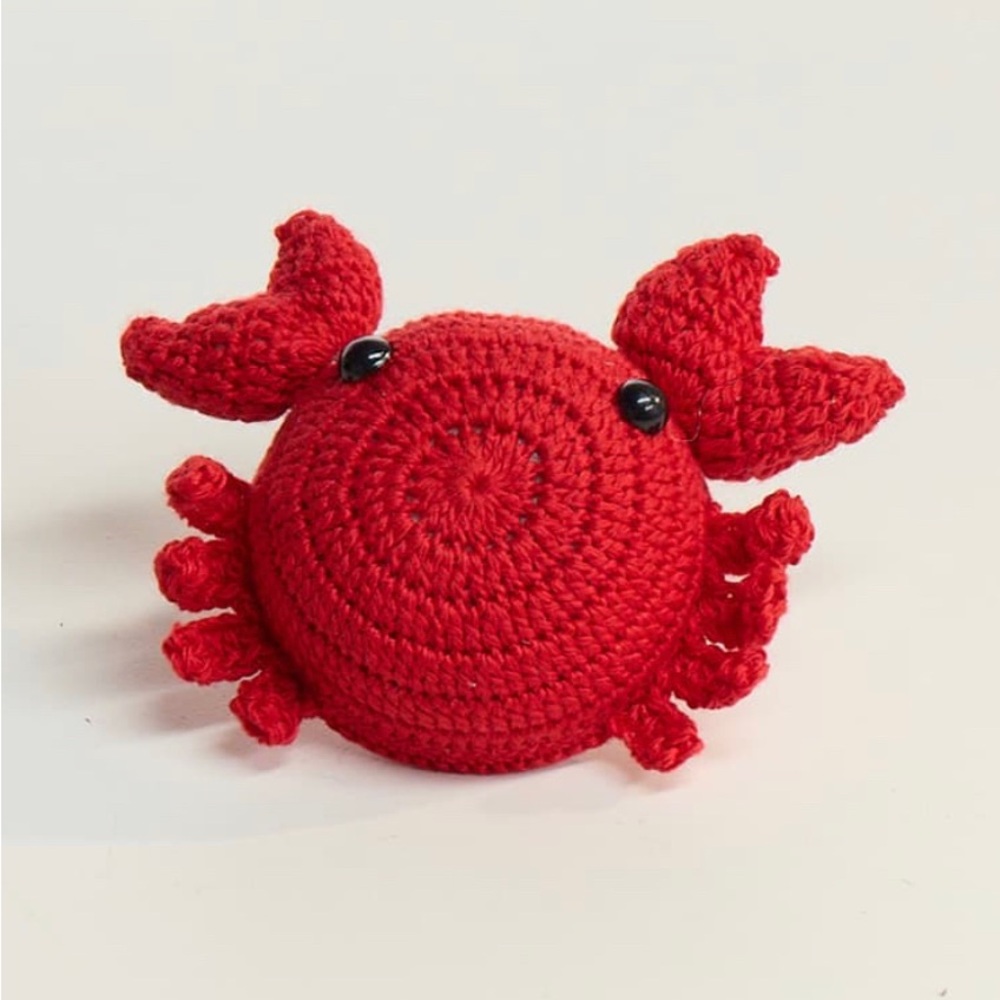 Crochet Crab Tape Measure